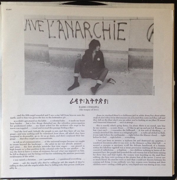Patti Smith Group : Radio Ethiopia (LP, Album, Promo, Pet)