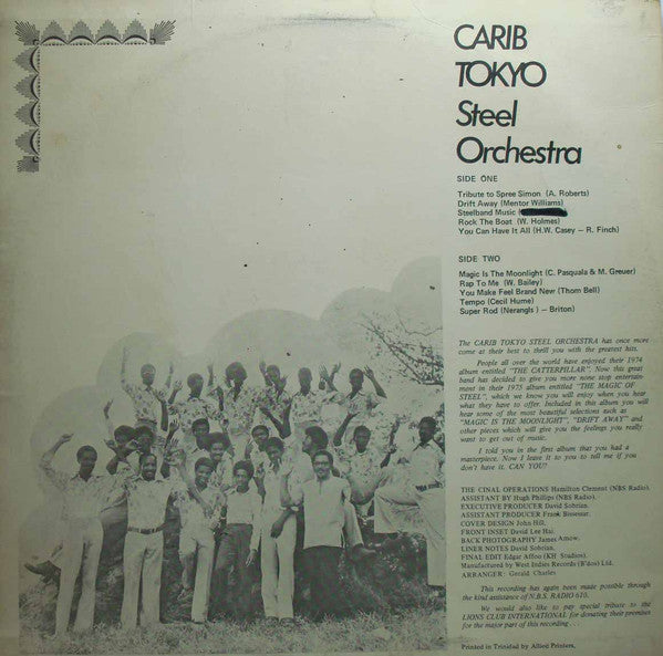 Carib Tokyo : The Magic Of Steel (LP, Album)
