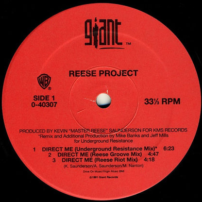 The Reese Project : Direct Me (12")