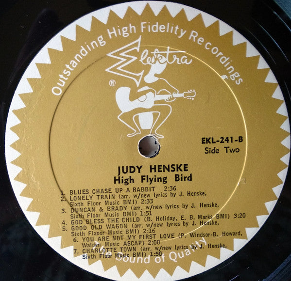 Judy Henske : High Flying Bird (LP, Album, Mono, Pit)
