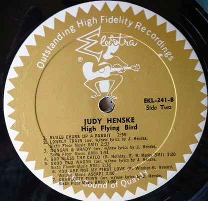 Judy Henske : High Flying Bird (LP, Album, Mono, Pit)