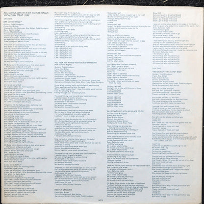 Meat Loaf : Bat Out Of Hell (LP, Album, San)