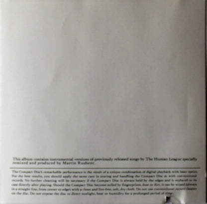 The League Unlimited Orchestra : Love And Dancing (CD, Album, RE)