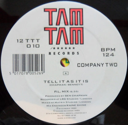 Company 2 : Tell It As It Is (12")