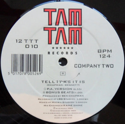 Company 2 : Tell It As It Is (12")