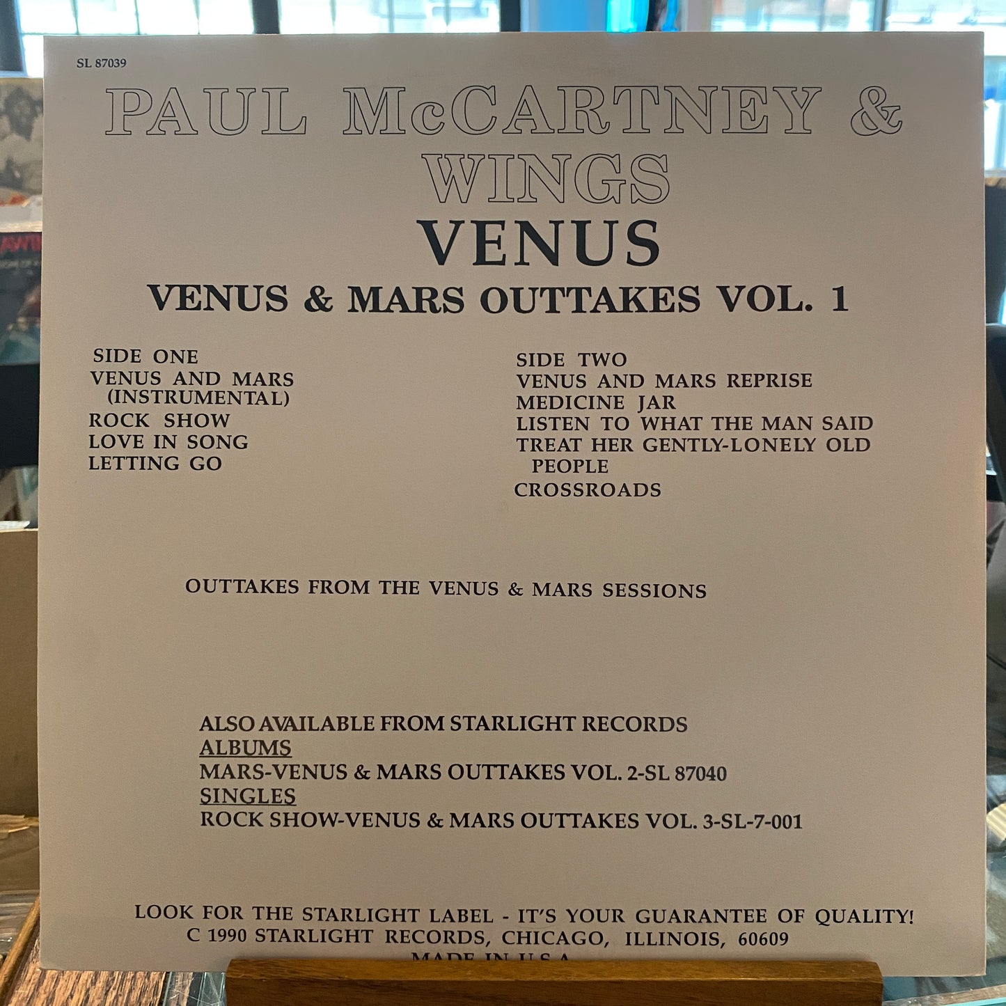 Paul McCartney & Wings – Mars - Venus & Mars Outtakes Vol. 1