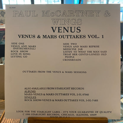Paul McCartney & Wings – Mars - Venus & Mars Outtakes Vol. 1