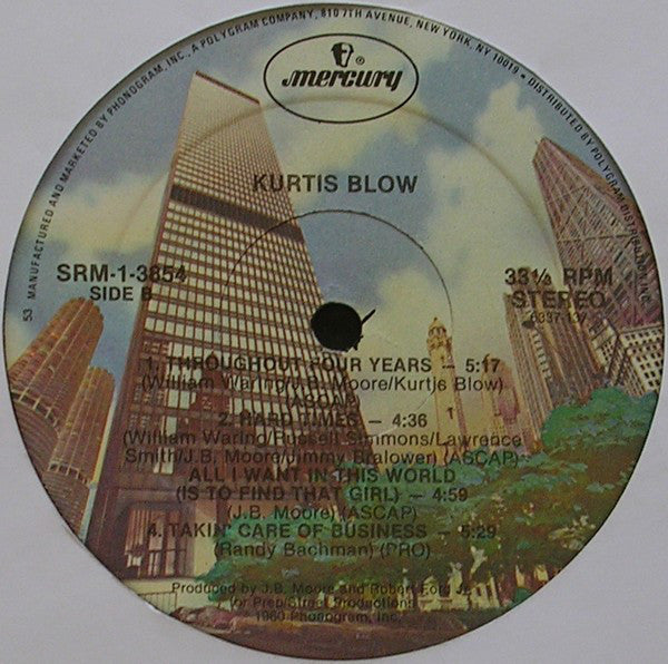 Kurtis Blow : Kurtis Blow (LP, Album, Kee)