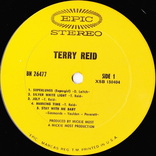 Terry Reid : Terry Reid (LP, Album, San)