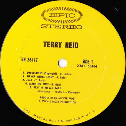 Terry Reid : Terry Reid (LP, Album, San)