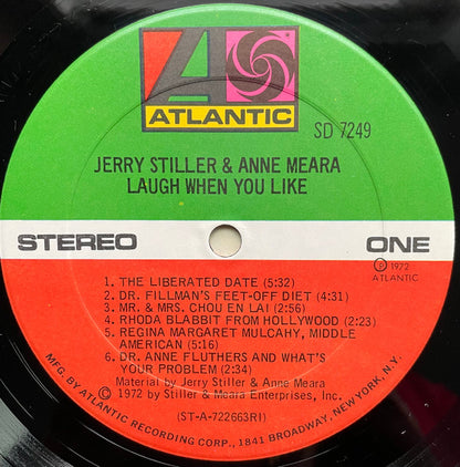 Jerry Stiller & Anne Meara : Laugh When You Like (LP, Album, PRC)