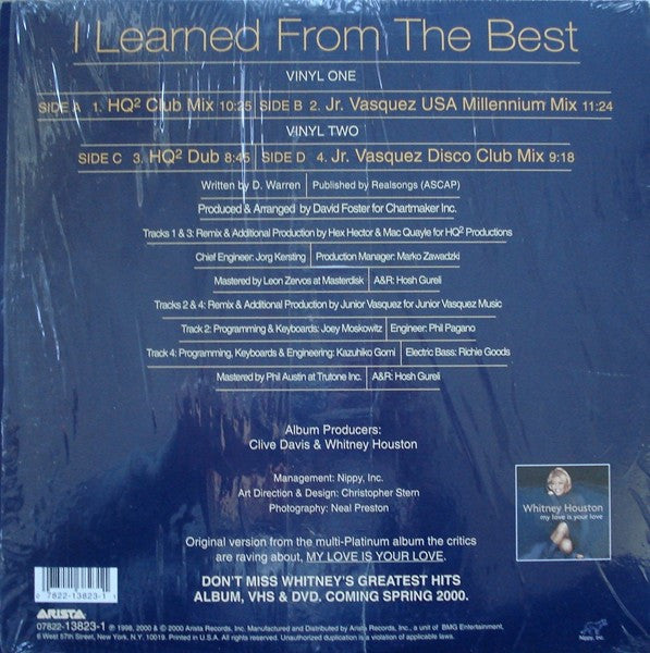 Whitney Houston : I Learned From The Best (2x12")