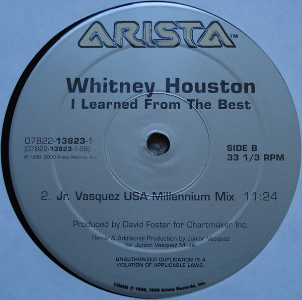 Whitney Houston : I Learned From The Best (2x12")