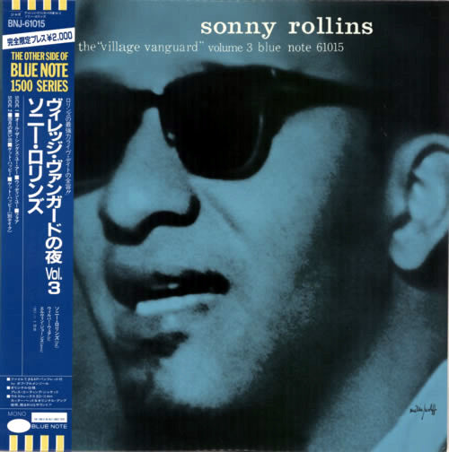 Sonny Rollins : A Night At The "Village Vanguard" Volume 3 (LP, Album, Mono, Ltd, RE)