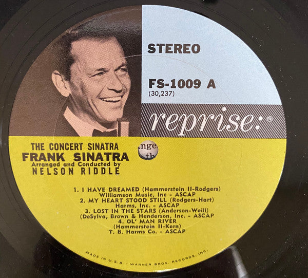 Frank Sinatra : The Concert Sinatra (LP, Album, RE)