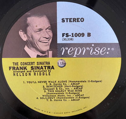 Frank Sinatra : The Concert Sinatra (LP, Album, RE)