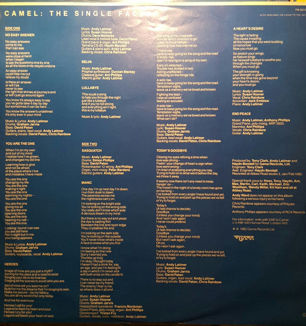 Camel : The Single Factor (LP, Album)