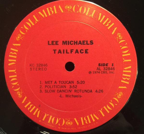 Lee Michaels : Tailface (LP, Album)