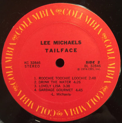 Lee Michaels : Tailface (LP, Album)