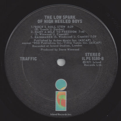 Traffic : The Low Spark Of High Heeled Boys (LP, Album, RE)