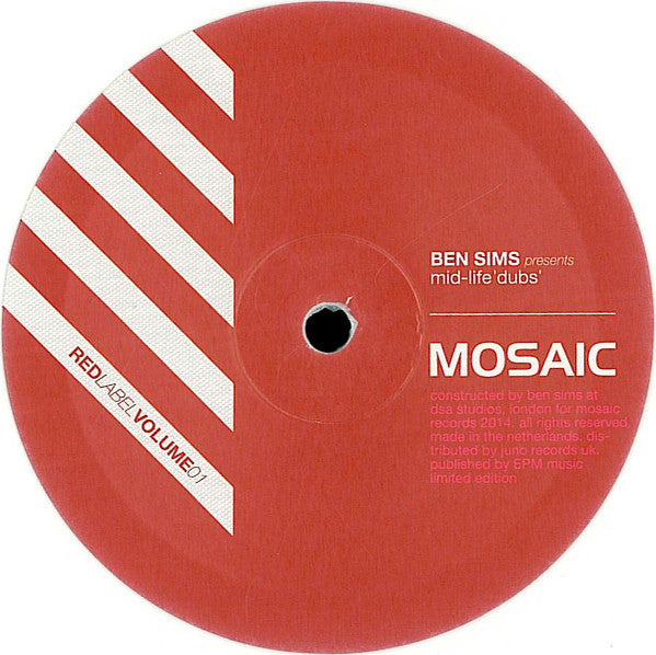 Ben Sims : Mid-Life 'Dubs' (12", EP, Ltd, Whi)