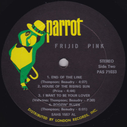 Frijid Pink : Frijid Pink (LP, Album, Aud)