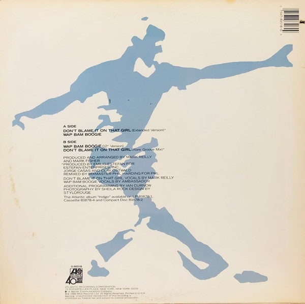 Matt Bianco : Don't Blame It On That Girl (12", Promo)