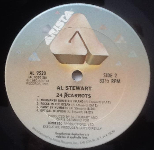 Al Stewart And Shot In The Dark (3) : 24 Carrots (LP, Album, San)