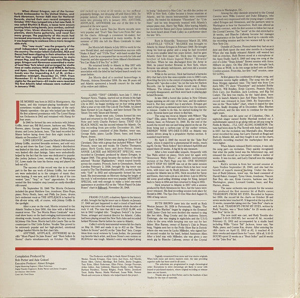 Various : Atlantic Rhythm & Blues 1947-1974 (Volume 1 1947-1952) (2xLP, Comp, Club, RM, CRC)