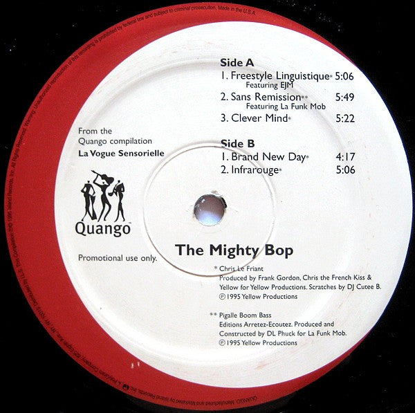 The Mighty Bop : La Vogue Sensorielle (12", Promo, Smplr)