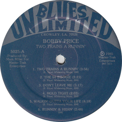 Bobby Price : Two Trains A' Runnin' (LP, Album)