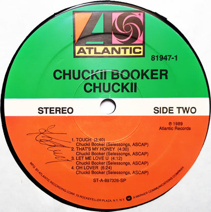 Chuckii Booker : Chuckii (LP, Album)
