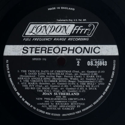 Joan Sutherland, New Philharmonia Orchestra Conducted By Richard Bonynge : Joy Of Christmas (LP, Album)