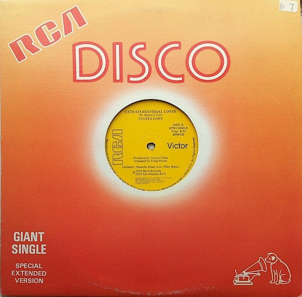 Sylvia Love : Extraterrestrial Lover (12")