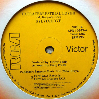 Sylvia Love : Extraterrestrial Lover (12")