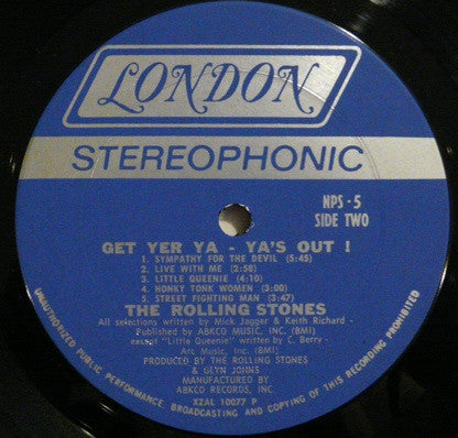The Rolling Stones : Get Yer Ya-Ya's Out! - The Rolling Stones In Concert (LP, Album, Pit)