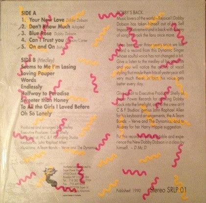 Dobby Dobson : History For Lovers (LP, Album)