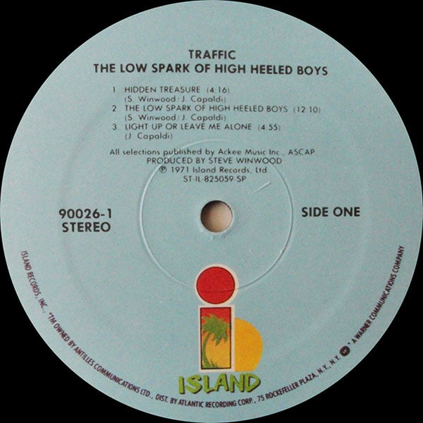 Traffic : The Low Spark Of High Heeled Boys (LP, Album, RE)