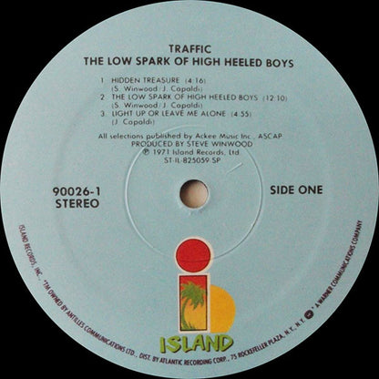 Traffic : The Low Spark Of High Heeled Boys (LP, Album, RE)