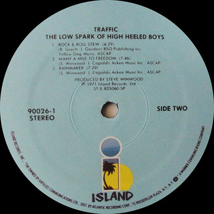 Traffic : The Low Spark Of High Heeled Boys (LP, Album, RE)