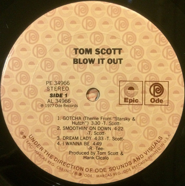 Tom Scott : Blow It Out (LP, Album)