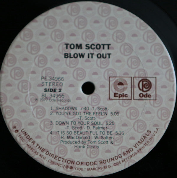 Tom Scott : Blow It Out (LP, Album)