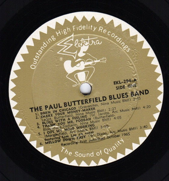 The Paul Butterfield Blues Band : The Paul Butterfield Blues Band (LP, Album, Mono, 1st)