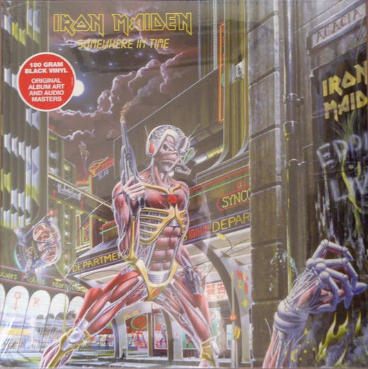 Iron Maiden : Somewhere In Time (LP, Album, RE, 180)
