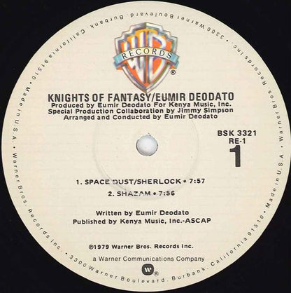 Eumir Deodato : Knights Of Fantasy (LP, Album, Win)