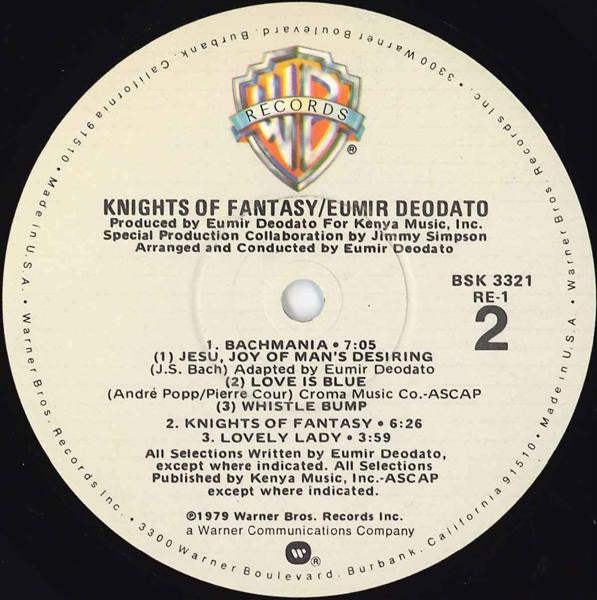 Eumir Deodato : Knights Of Fantasy (LP, Album, Win)