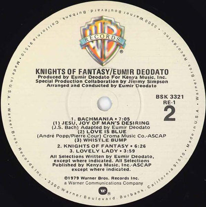 Eumir Deodato : Knights Of Fantasy (LP, Album, Win)