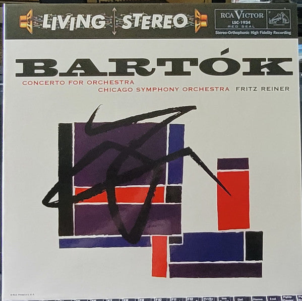 Béla Bartók, Chicago Symphony Orchestra, Fritz Reiner : Concerto For Orchestra (LP, Ltd, RE, RM, 200)