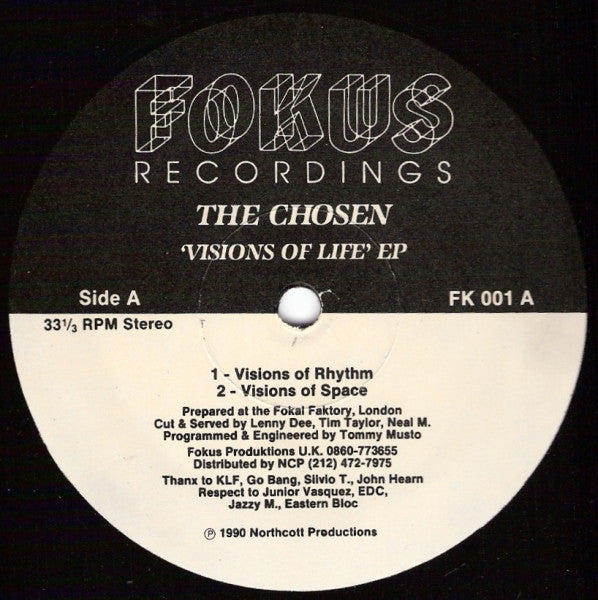 The Chosen : Visions Of Life EP (12", EP)