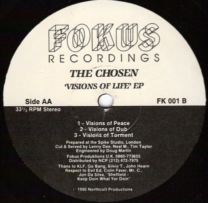 The Chosen : Visions Of Life EP (12", EP)